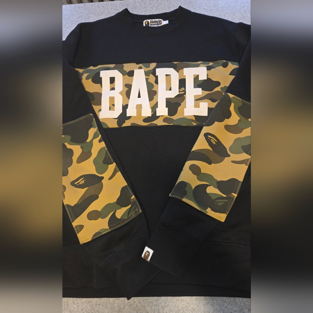 BAPE Camo Sweatshirt AUTHENTIC